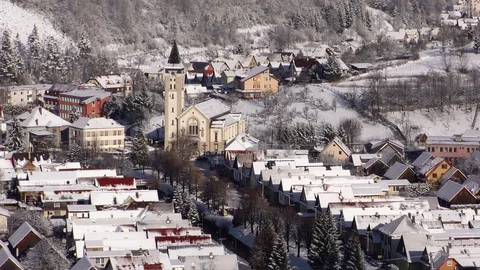 Terchová in the winter. Stock-Footage 83305059