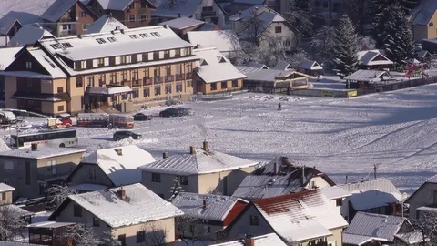 Terchová in the winter. 스톡 동영상 83306521