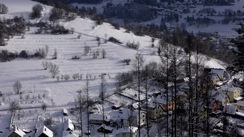 Terchová in the winter panorama. 스톡 동영상 101028955