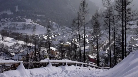 Terchová in the winter panorama. 스톡 동영상 101044021