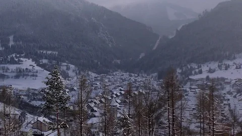 Terchová in the winter panorama. Stock-Footage 101045277