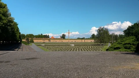 The Terezin monument Stock Footage 92619205