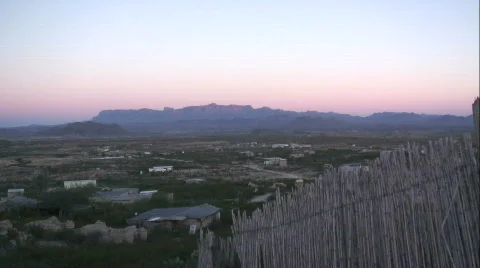Terlingua sunrise1 Stock Footage