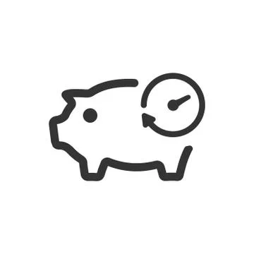 Term Deposit Icon Stock Illustration