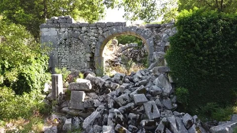 Termessos Ancient City 4K Stock Footage 132859507