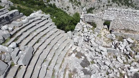 Termessos Ancient City 4K Stock Footage 132859559