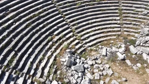 Termessos Ancient City 4K Stock Footage 132859692