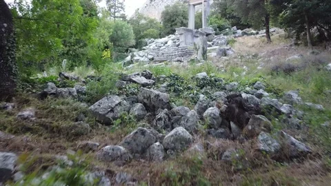Termessos Ancient City 4K Stock Footage 132859738