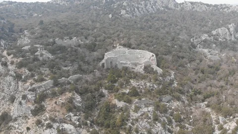 Termessos theatre 2 Stock Footage 108064086