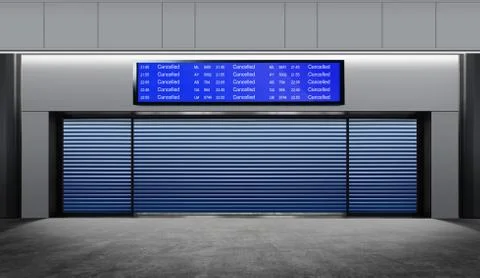 Terminal in airport Stock Illustration