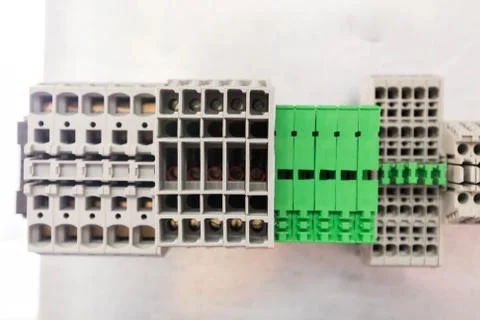 Terminal block Foto stock