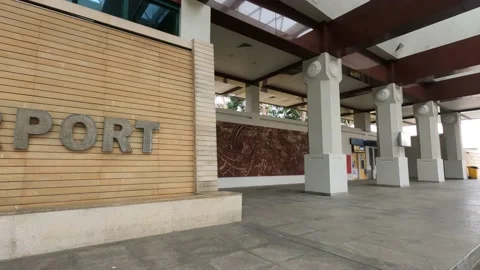 Terminal Building Low Activity Mattala Rajapaksa International Airport Stock Footage 189930127