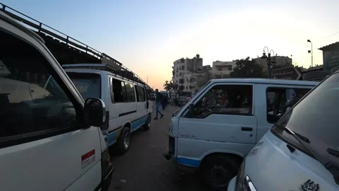 Terminal cairo buses Stock Footage 157822955