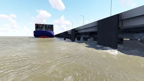 Terminal harbor Video stock 83716771