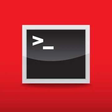 Terminal icon Stock Illustration