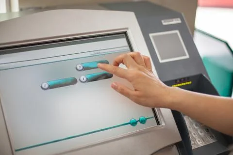 Terminal inquiry Stock Photos