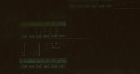 Terminal window with lines of text and data Stock Footage 321765300