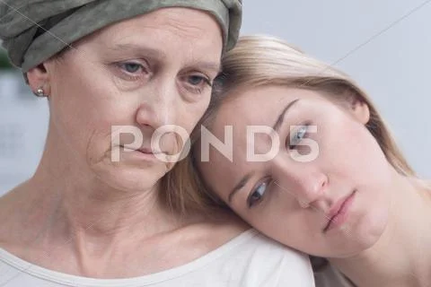 Terminally ill woman Stock Photos