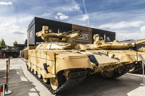 TERMINATOR 2 - Tank support combat vehicle, BMPT-72 Stock Photos