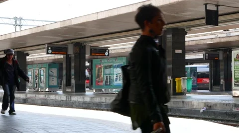 The Termini Station in Rome Stock Footage 52228908