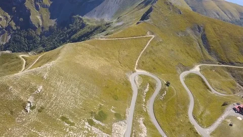 Terminillo mountain seen from a flying drone Video stock 100640665