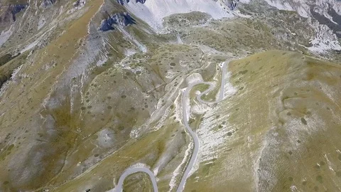 Terminillo mountain seen from a flying drone Video stock 100640728