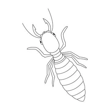 Termite icon Stock Illustration