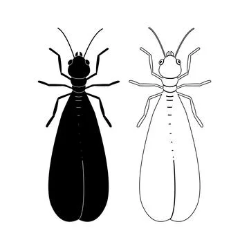 Termite icon Stock Illustration