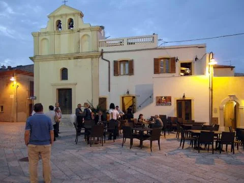 Termoli: square of the cathedral 写真素材