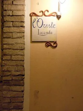 Termoli: wall with tile 写真素材