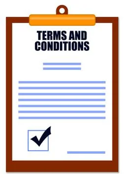Terms and conditions Stock Illustration