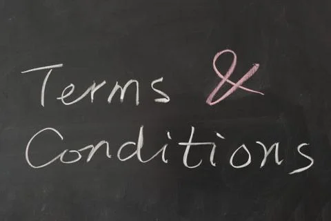 Terms and conditions Stock Photos