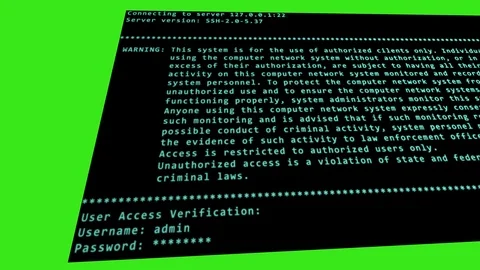Terms of service text on computer screen terminal, 3d animation 库存影片 97589241