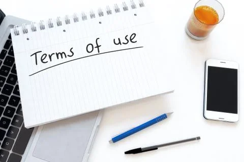 Terms of use Stock Illustration