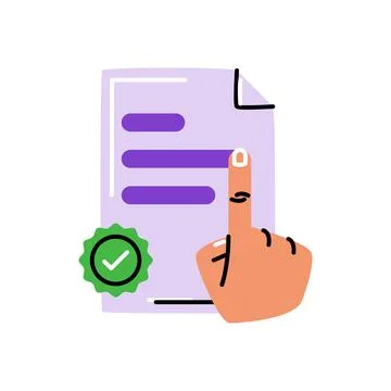 Terms of use. Vector icon in bold line style Stock Illustration