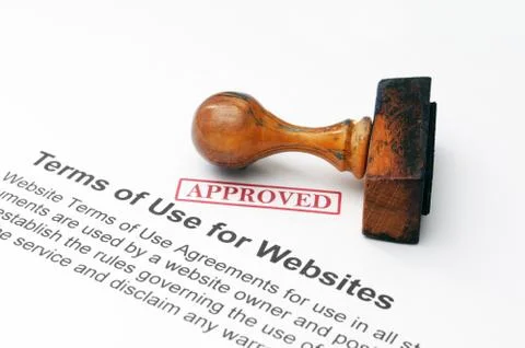 Terms of use for websites - approved Stock Photos