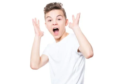 Ternn boy portrait Stock Photos