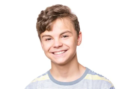 Ternn boy portrait Stock Photos