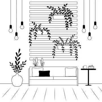 Terrace Stock Illustration