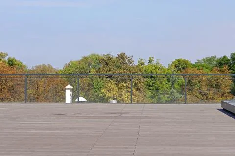 Terrace park view Stock Photos