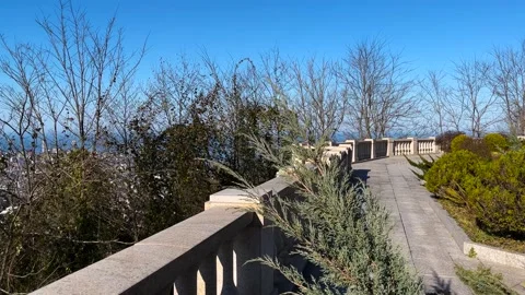 Terrace in the Temple of Sameba. Stock Footage 230968290