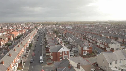 Terraced Streets UK Stock Footage 101529201