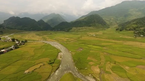 Terraces fields Stock Footage 103608743