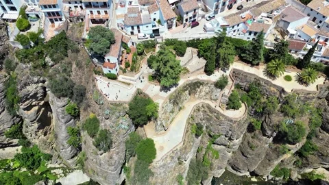 Terraces in Ronda Video stock 267867811