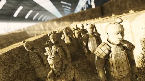 Terracotta Army Stock Footage 225479229