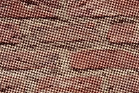 Terracotta Brick Halftone Texture Rusty Orange Stone Dotted Pattern Stock Illustration