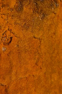 Terracotta cracked vertical texture Stock Photos