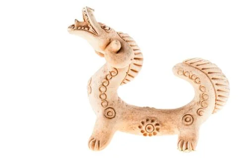 Terracotta dragon Stock Photos