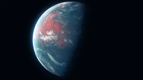 Terraforming the red planet Mars Stock-Footage 240434306