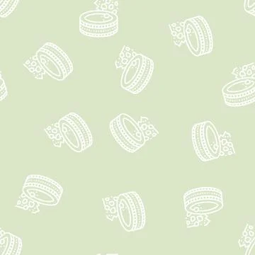 Terrain tires line seamless pattern Illustrazione stock
